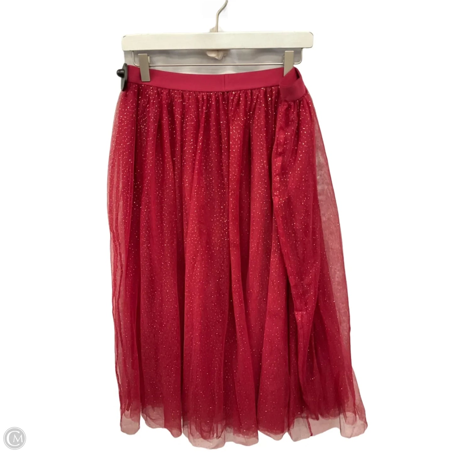 Skirt Midi By Matilda Jane In Gold & Pink, Size: M