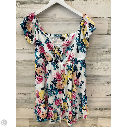 Dress Casual Short By Torrid In Floral Print, Size: M