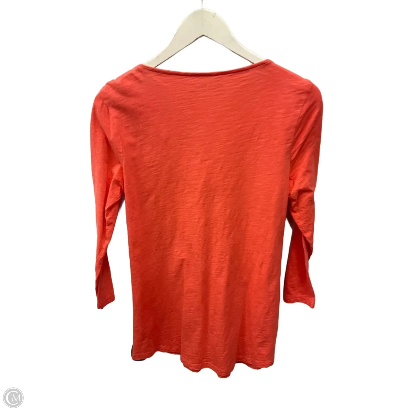 Top 3/4 Sleeve By Eddie Bauer In Coral, Size: S