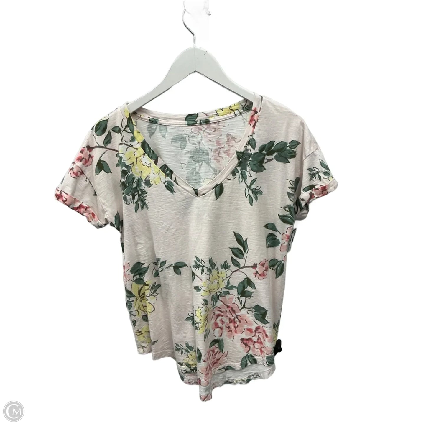 Top Short Sleeve By Maurices In Pink, Size: M