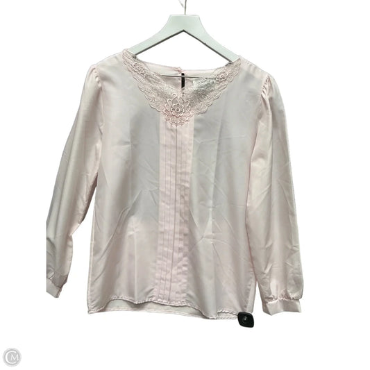 Top Long Sleeve By Clothes Mentor In Pink, Size: M