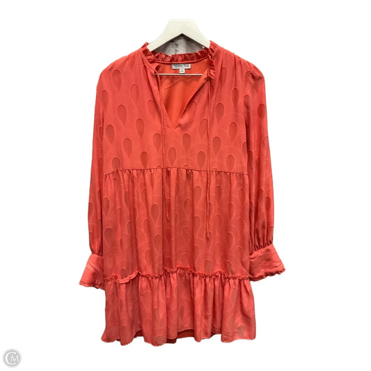 Dress Casual Short By Ophelia Roe In Orange, Size: S