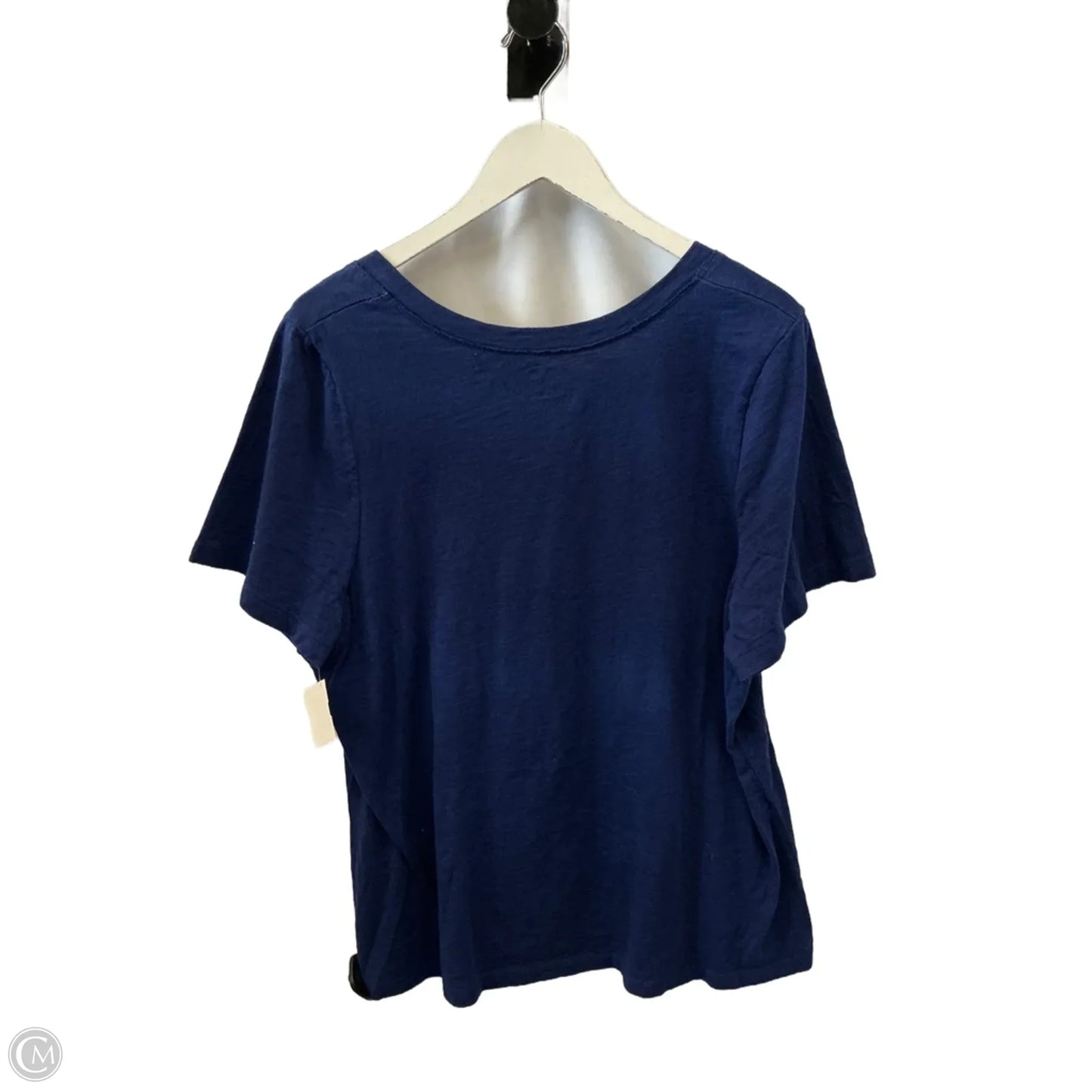 Top Short Sleeve By Lane Bryant In Blue, Size: 1x