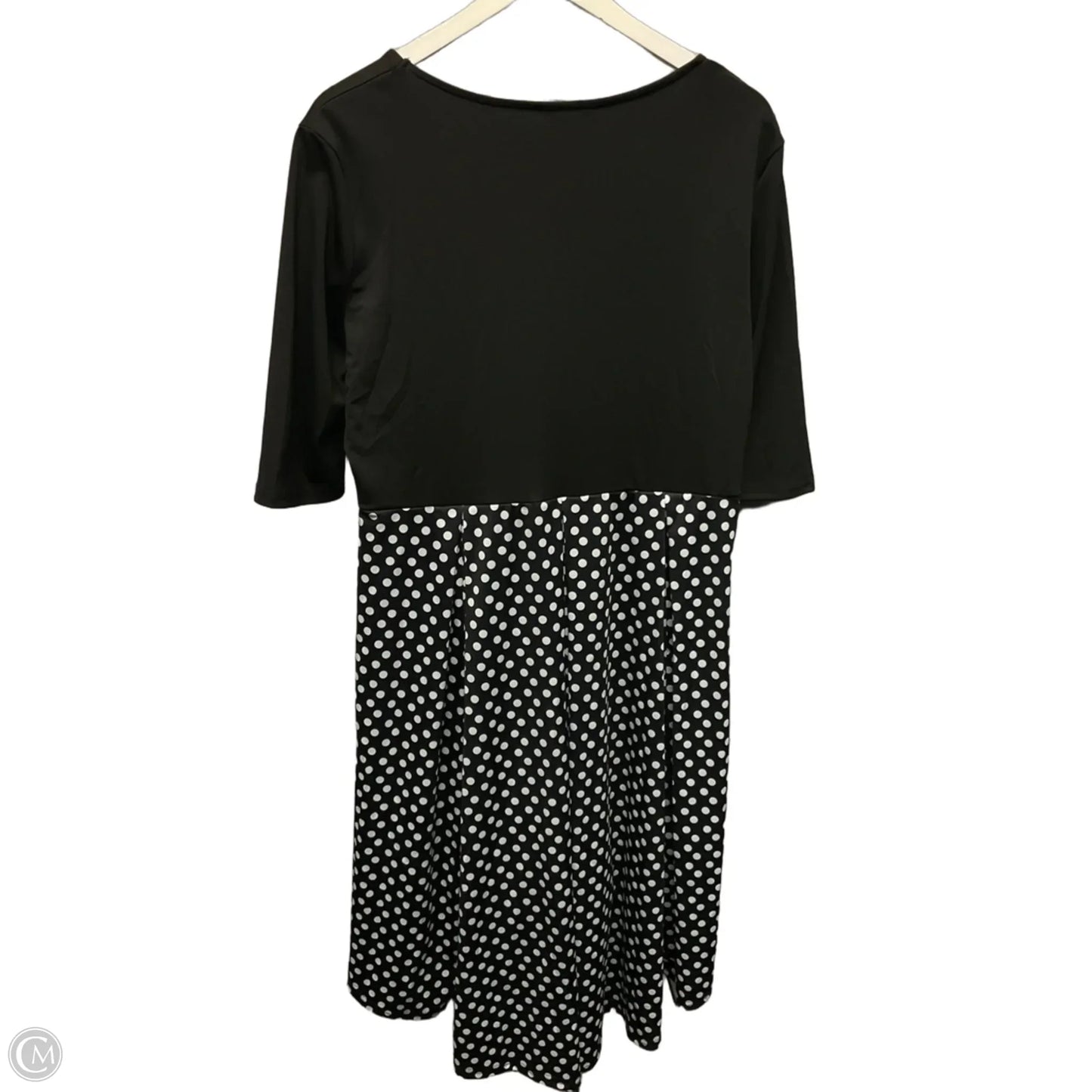Dress Casual Midi By Clothes Mentor In Black & White, Size: Xxl
