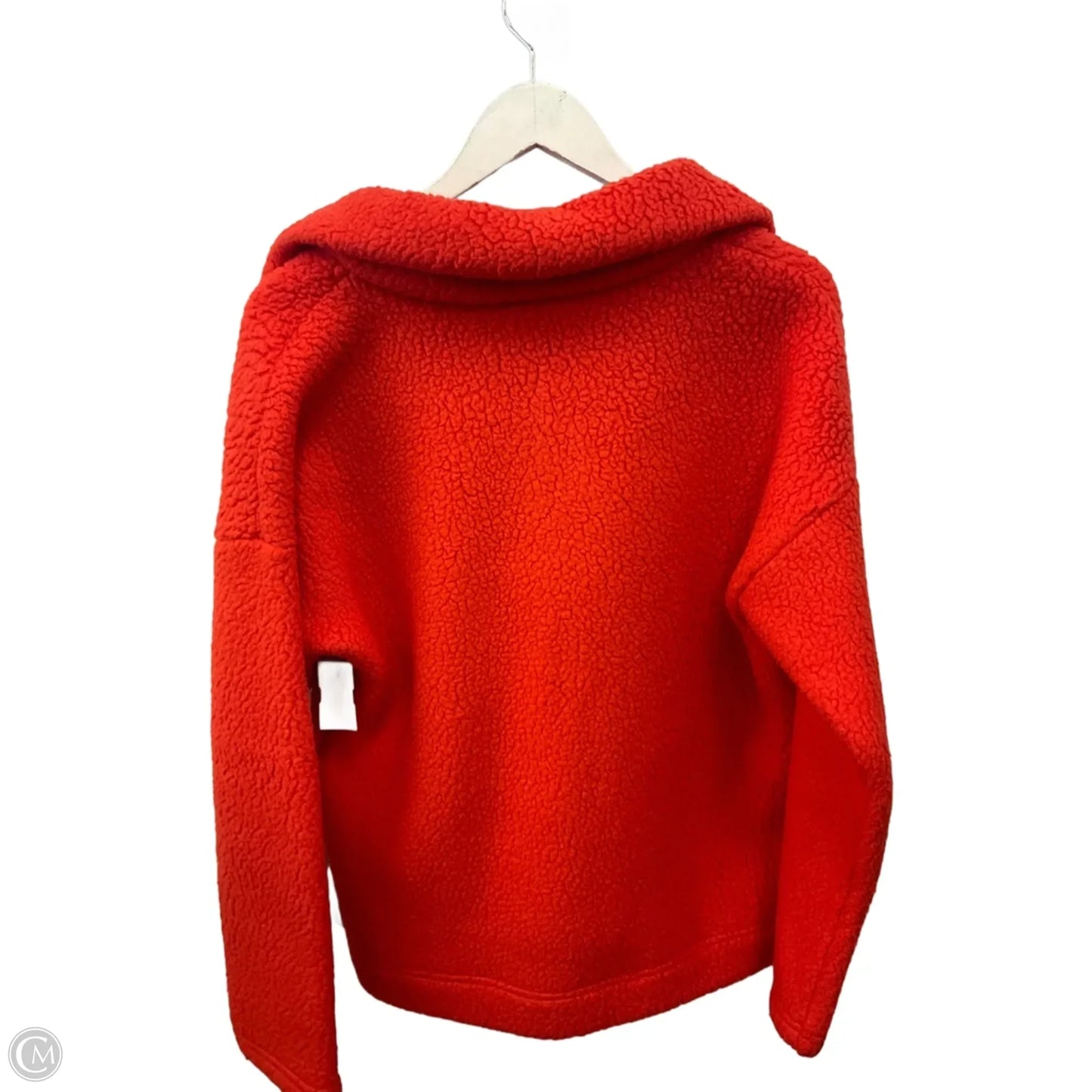 Jacket Fleece By J. Crew In Red, Size: M