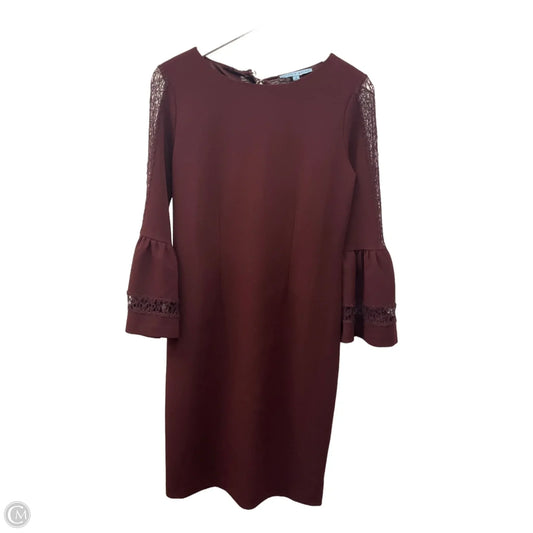 Dress Casual Short By Antonio Melani In Maroon, Size: S