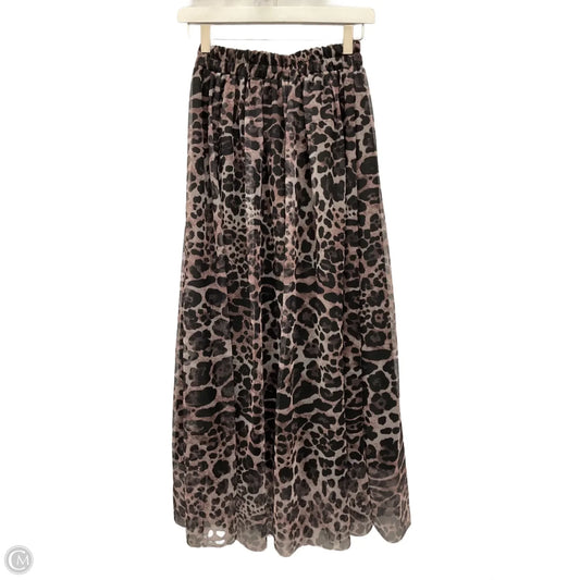 Skirt Maxi By Clothes Mentor In Black & Purple, Size: 4