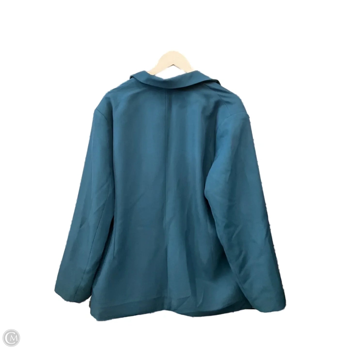 Blazer By Clothes Mentor In Aqua, Size: 3x