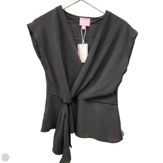 Top Short Sleeve By Muse In Black, Size: S