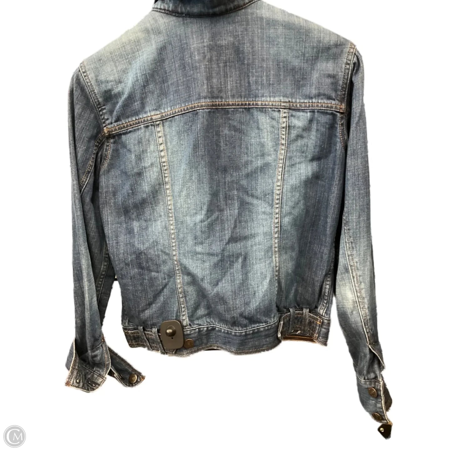 Jacket Denim By Eddie Bauer In Blue Denim, Size: S