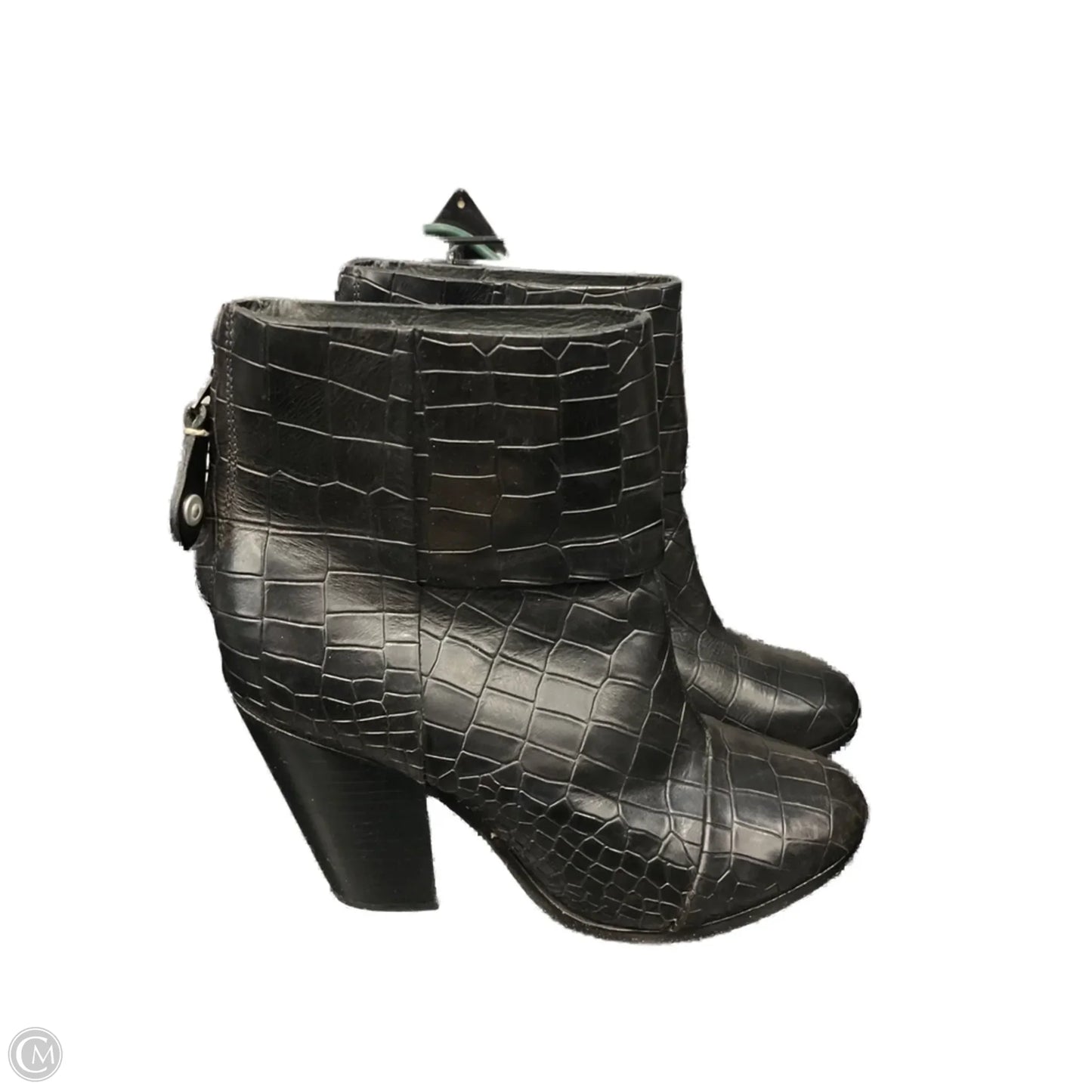 Boots Ankle Heels By Rag And Bone In Black, Size: 6.5