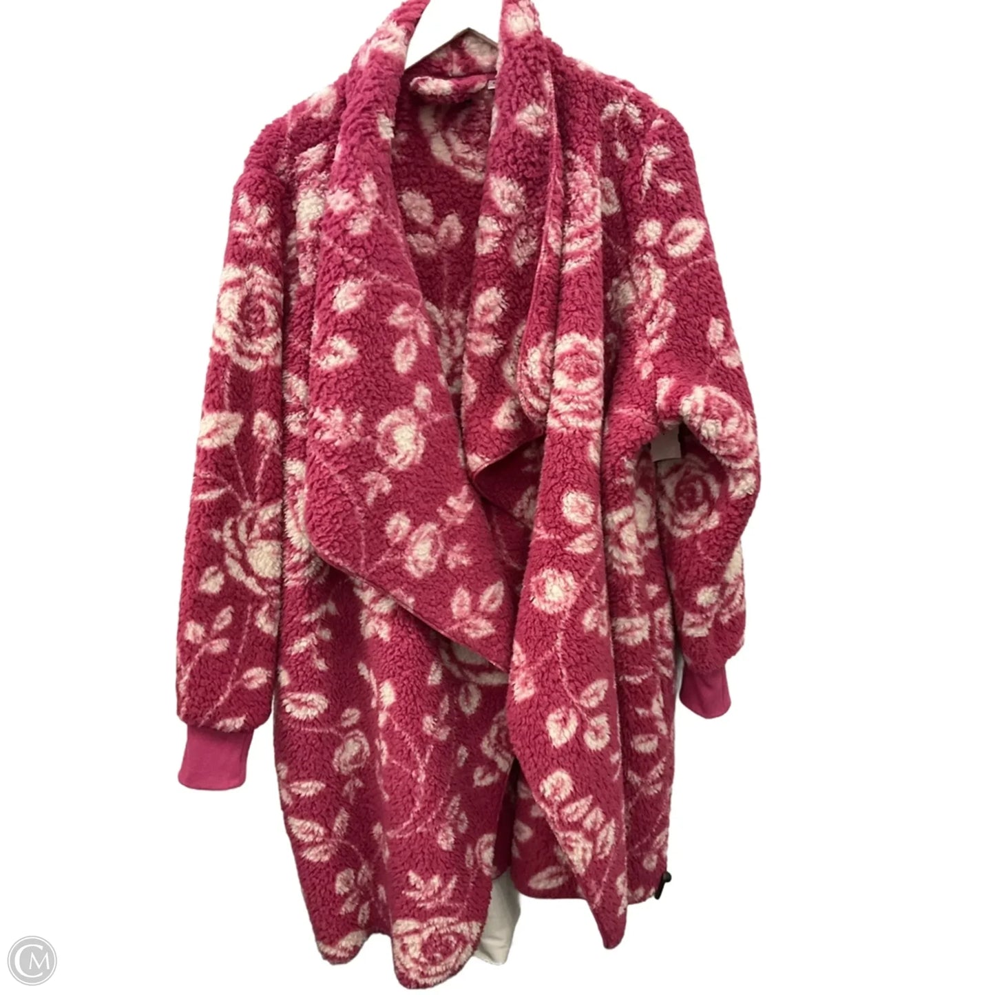 Cardigan By Clothes Mentor In Pink, Size: 2x