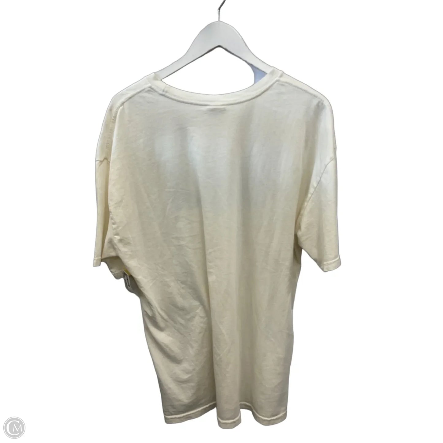 Top Long Sleeve Basic By Oat In Beige, Size: Xl