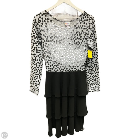Dress Casual Midi By Lularoe In Black & White, Size: M