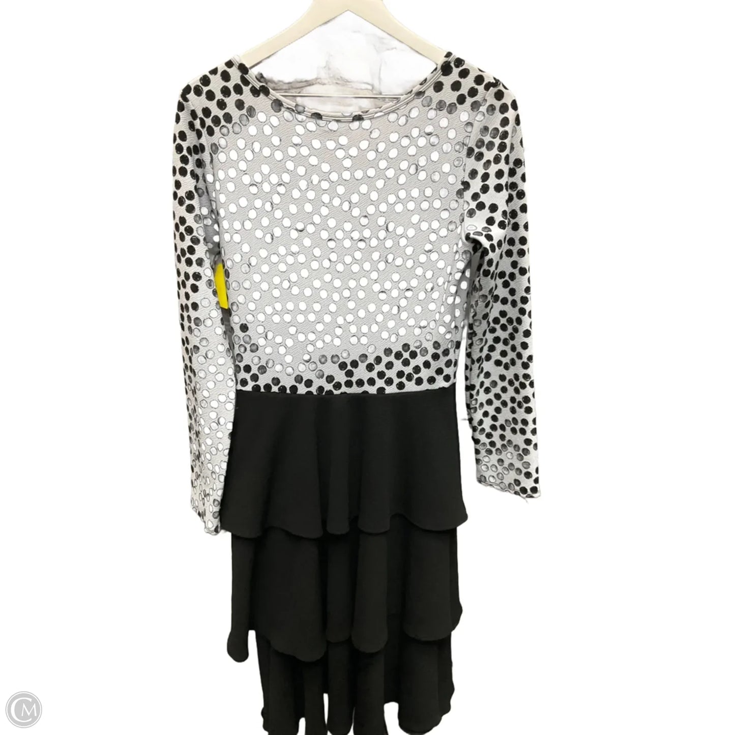 Dress Casual Midi By Lularoe In Black & White, Size: M