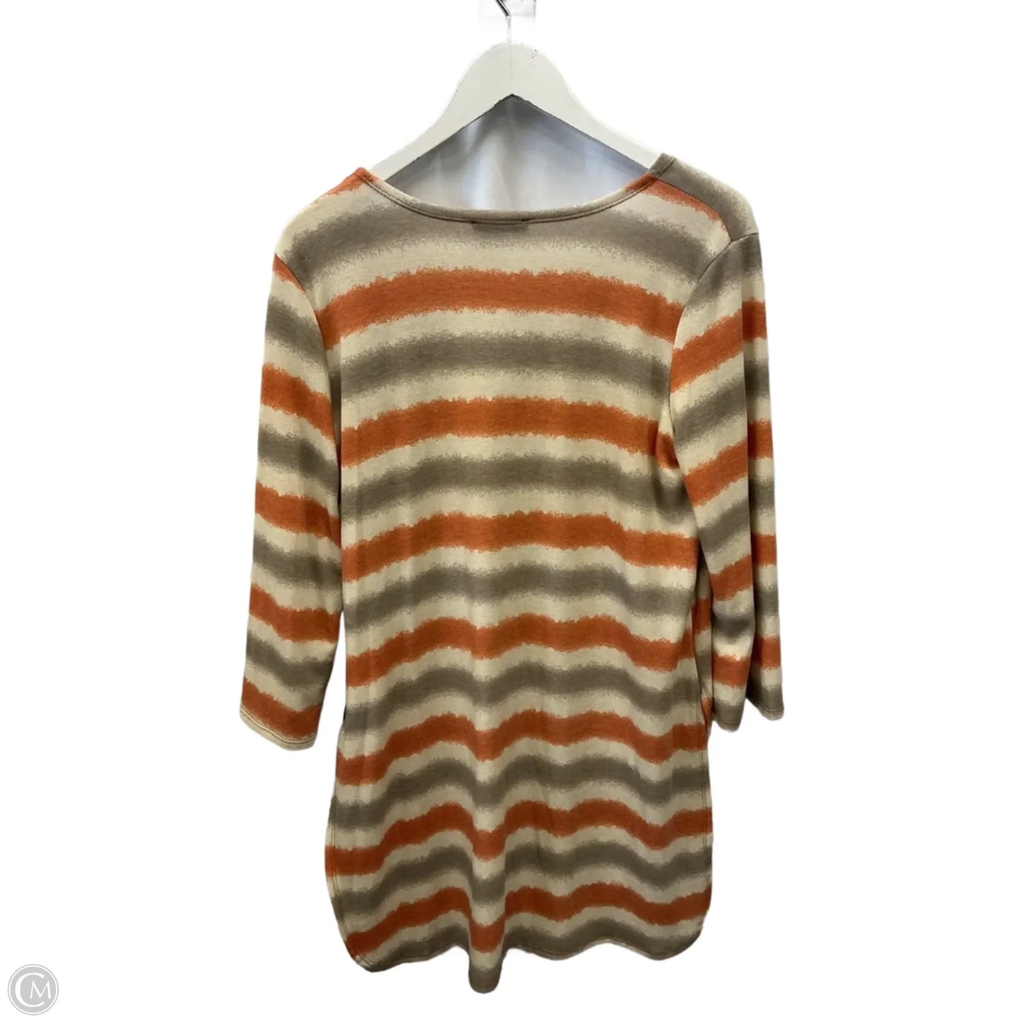 Cardigan By Heimish Usa In Cream & Orange, Size: L