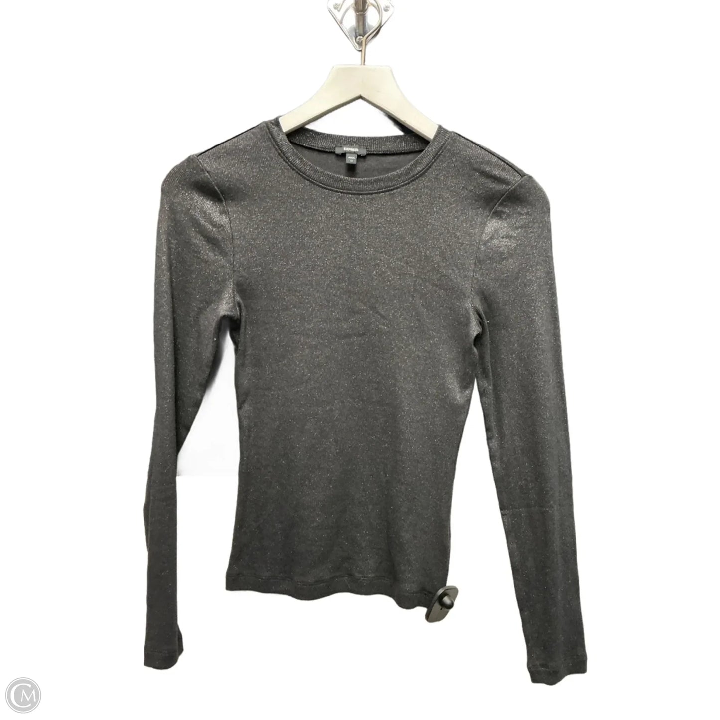 Top Long Sleeve By Express In Black, Size: Xs