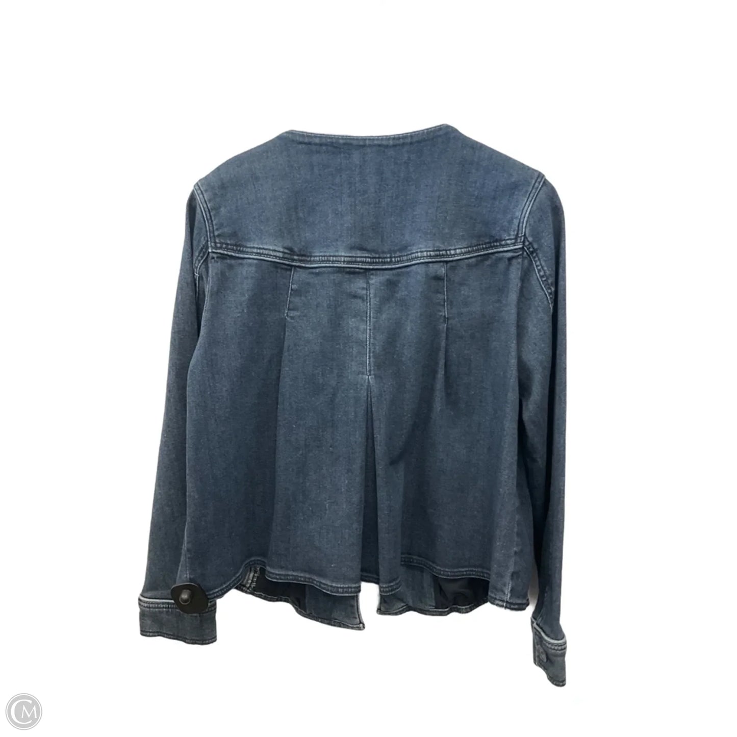 Jacket Denim By St Johns Bay In Blue Denim, Size: L