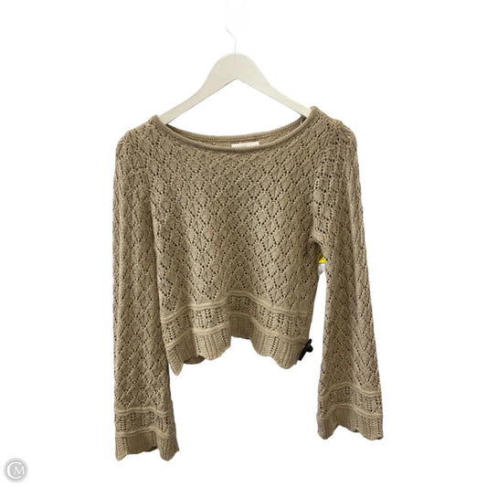 Top Long Sleeve By Lc Lauren Conrad In Beige, Size: S