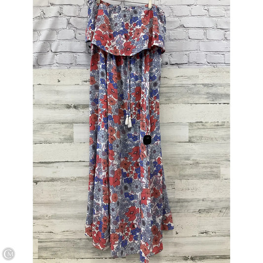 Dress Casual Maxi By Japna In Blue & Orange, Size: Xl