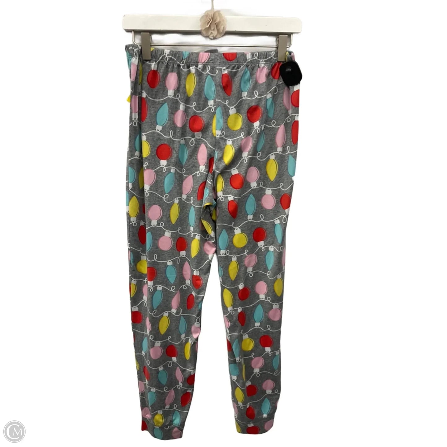 Lounge Set Pants By Secret Treasures In Black & Grey, Size: S