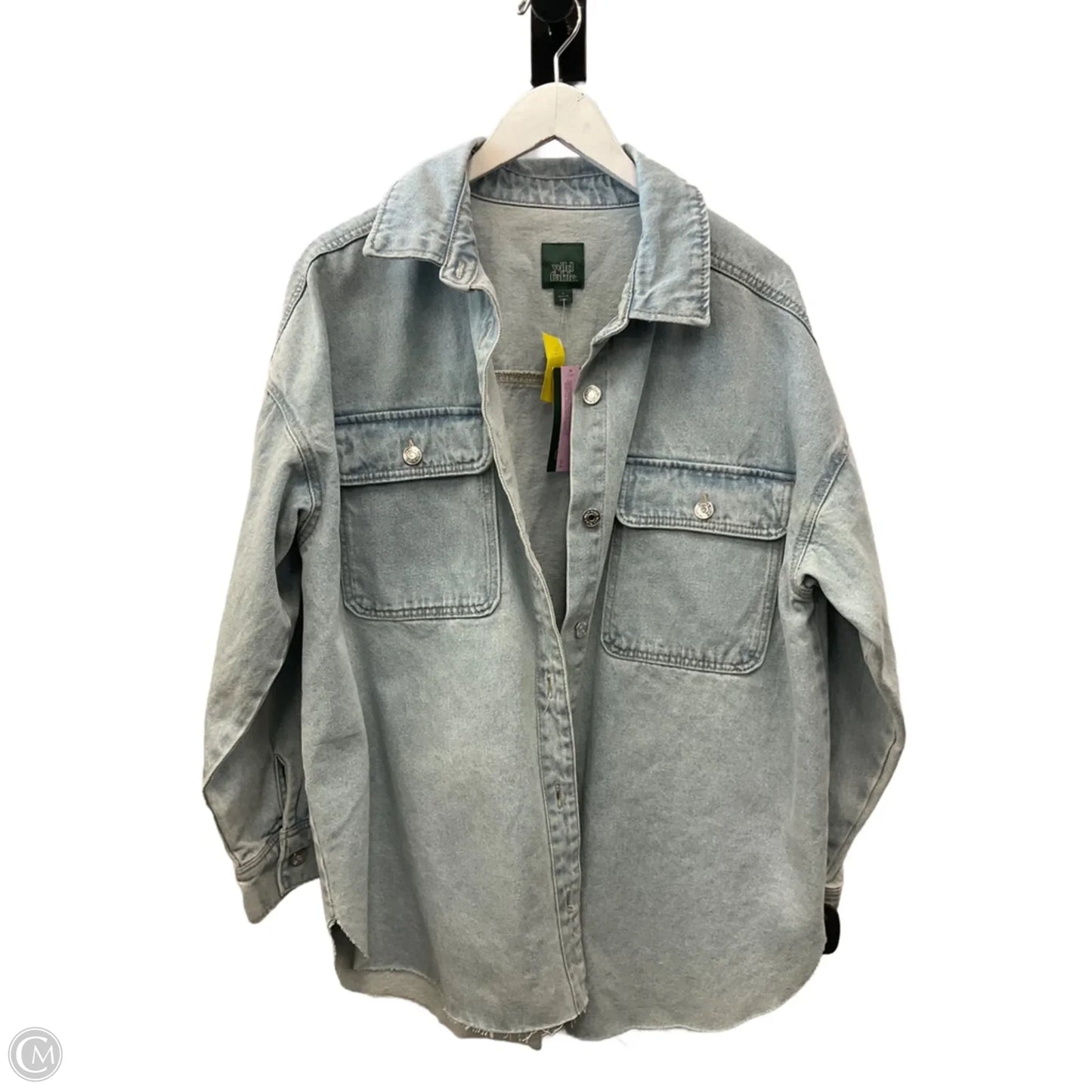 Jacket Denim By Wild Fable In Blue Denim, Size: L