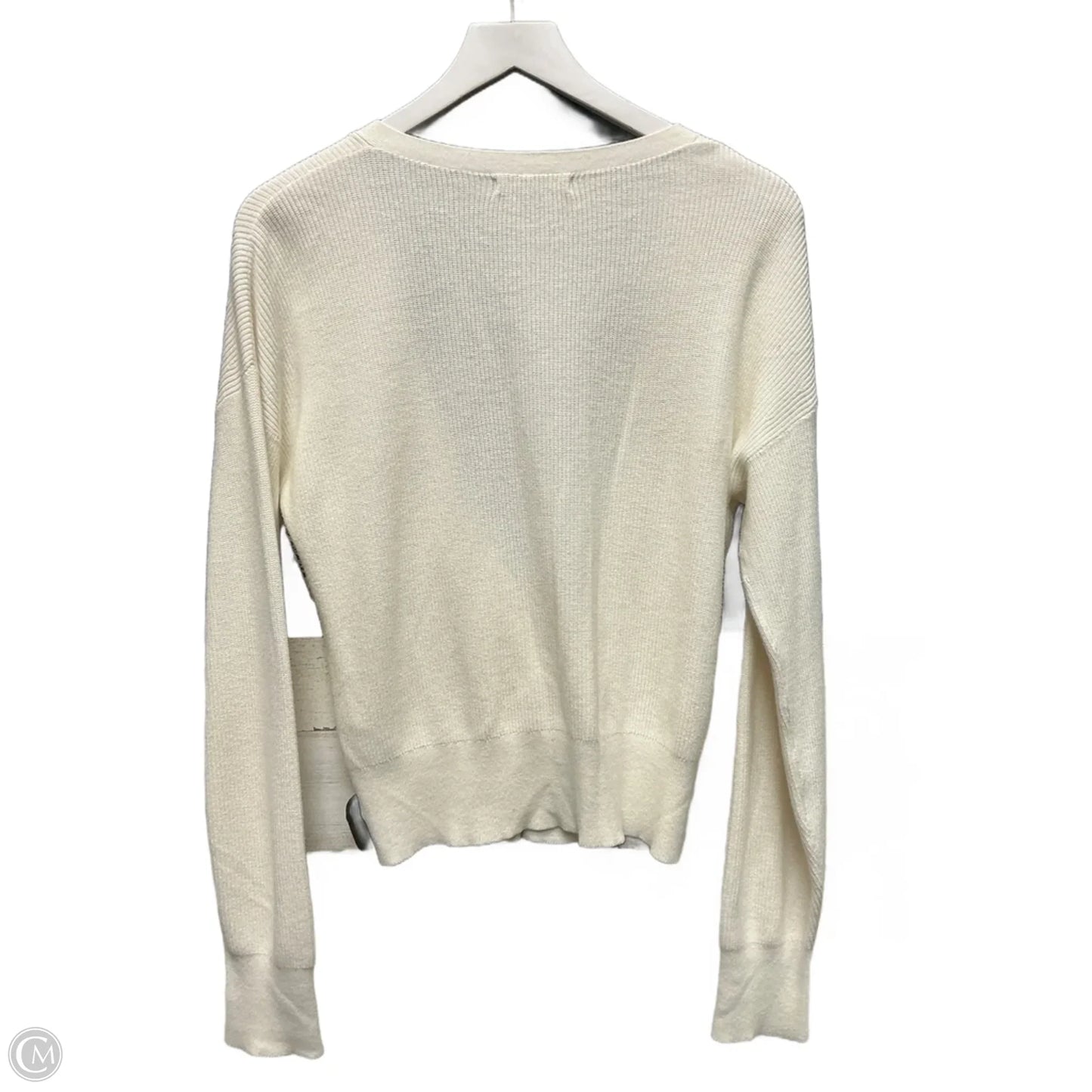 Sweater By Banana Republic In Ivory, Size: M
