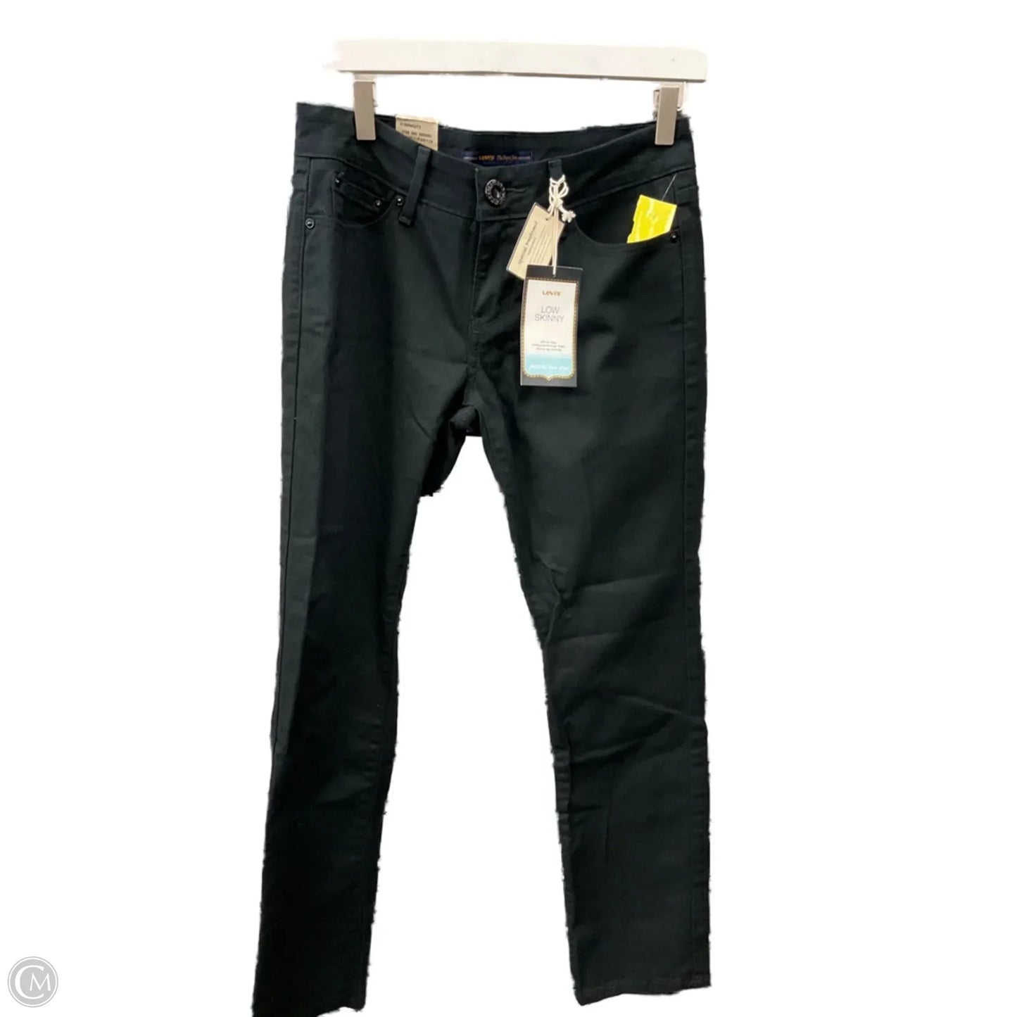 Jeans Straight By Levis In Black, Size: 6p