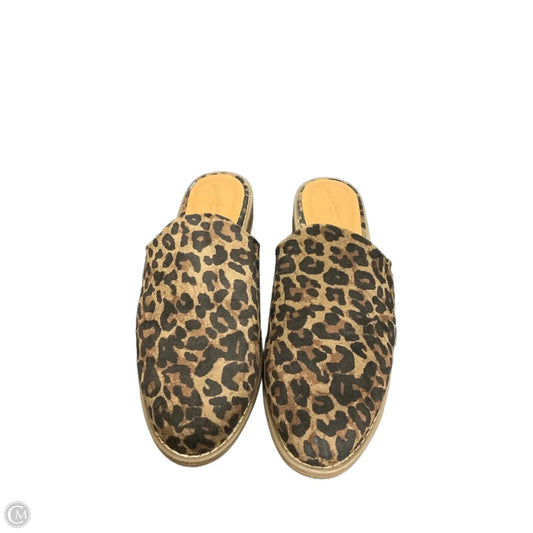 Shoes Heels Block By Universal Thread In Animal Print, Size: 6.5