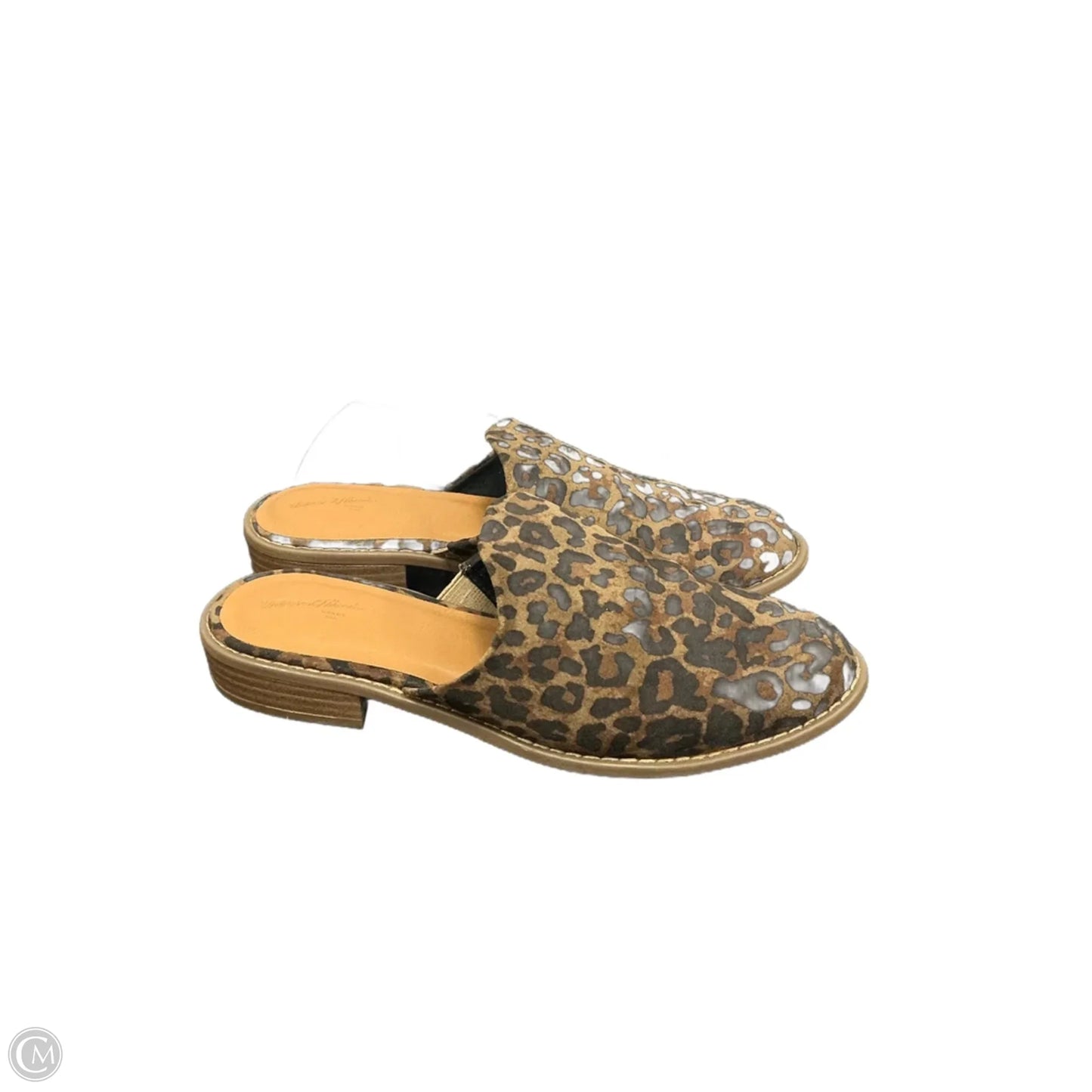 Shoes Heels Block By Universal Thread In Animal Print, Size: 6.5