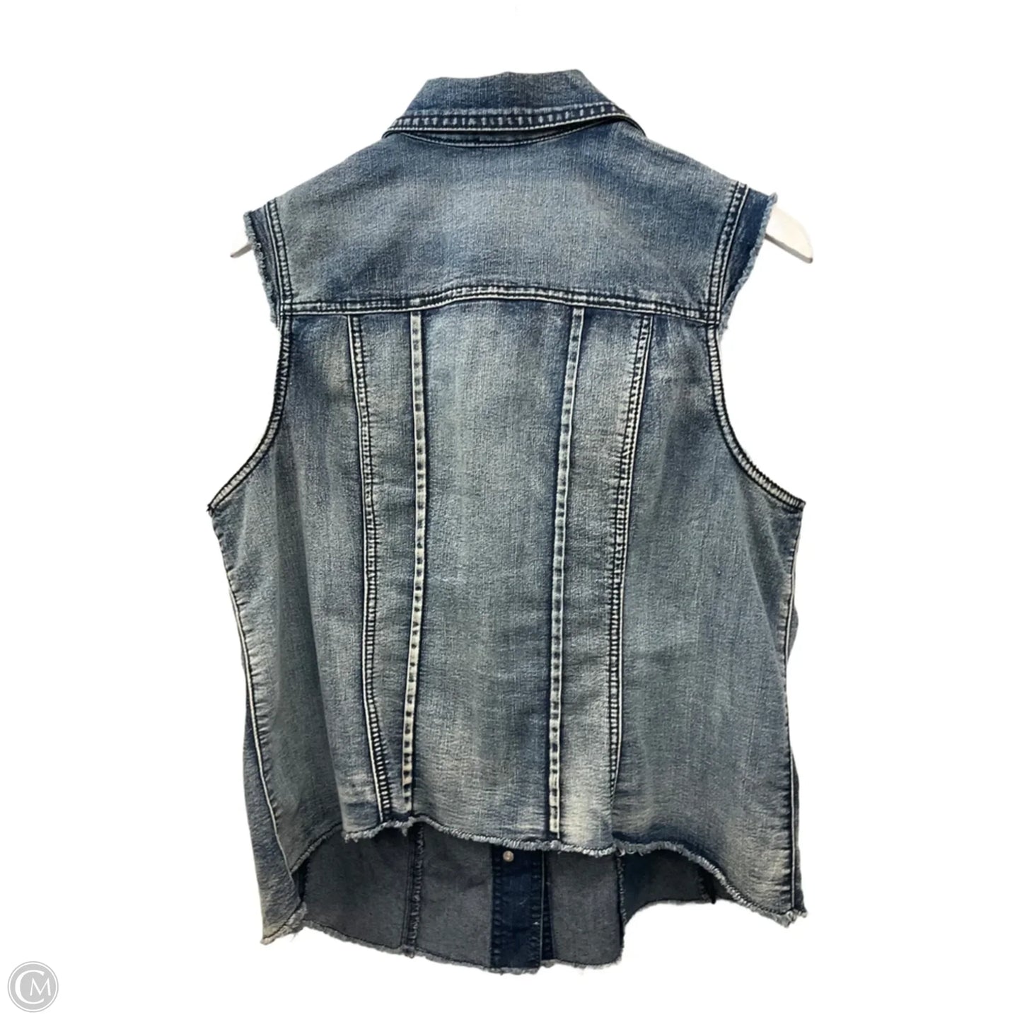 Vest Other By Baccini In Blue Denim, Size: Xl