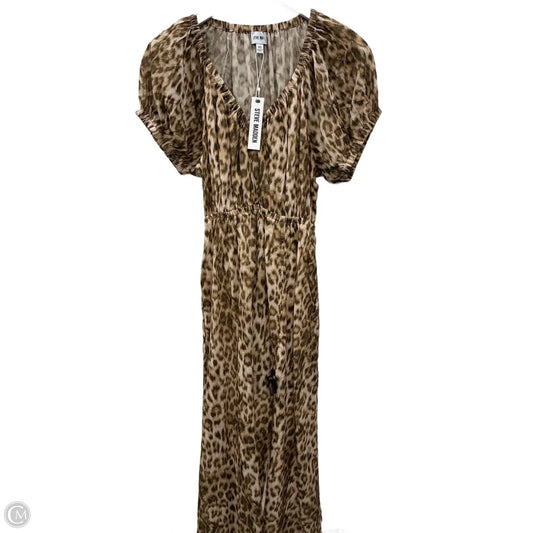 Dress Casual Midi By Steve Madden In Animal Print, Size: Xs