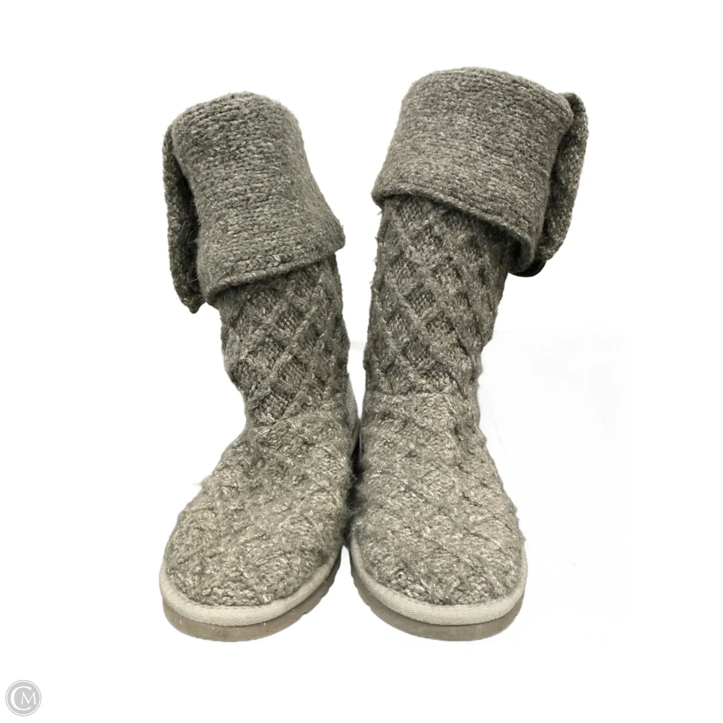 Boots Designer By Ugg In Grey, Size: 7