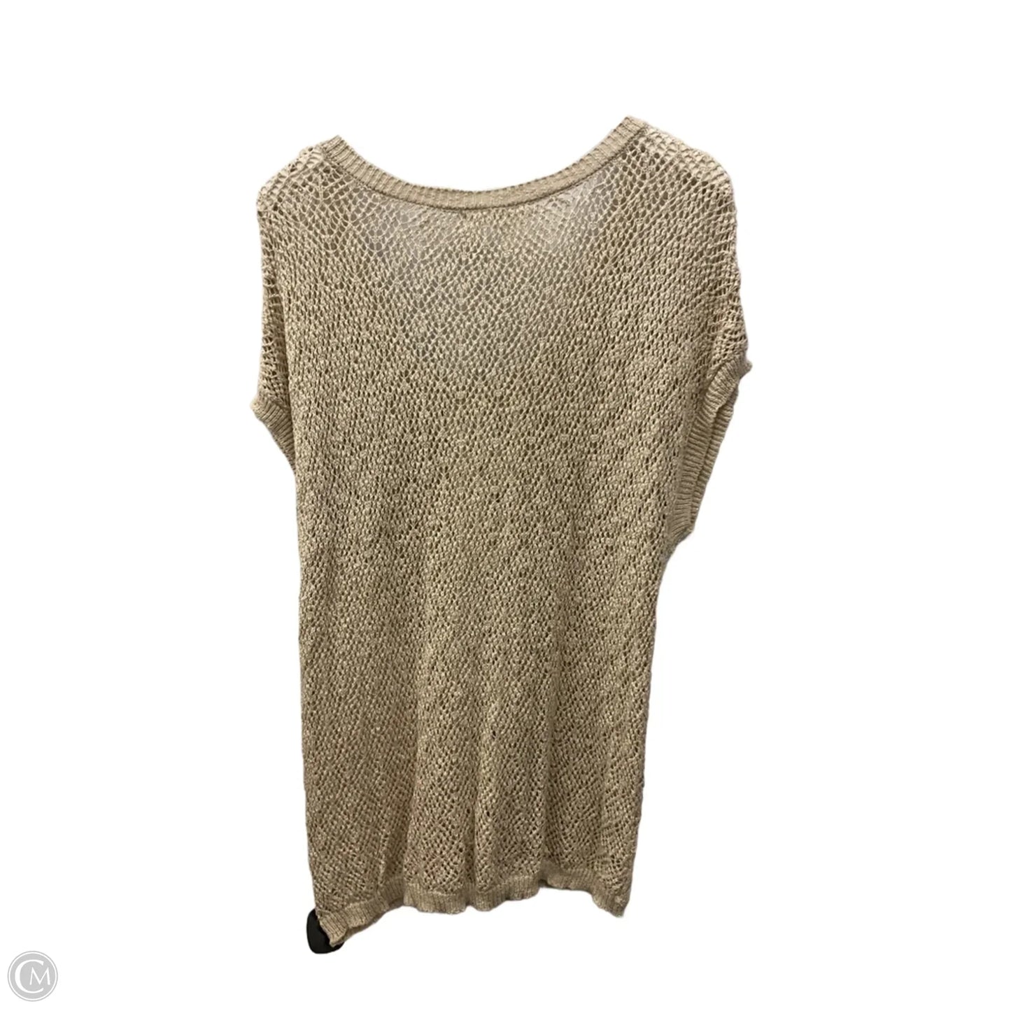 Top Short Sleeve By Maurices In Beige, Size: Xl