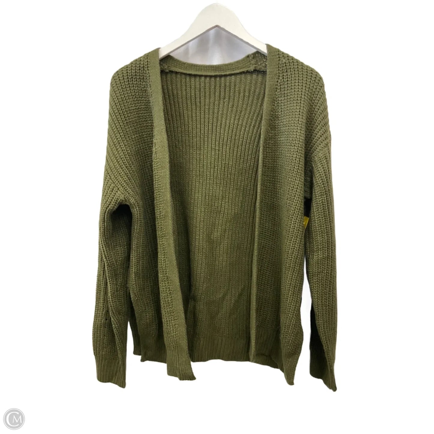 Sweater Cardigan By Shein In Green, Size: Xs