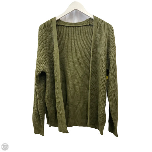 Sweater Cardigan By Shein In Green, Size: Xs
