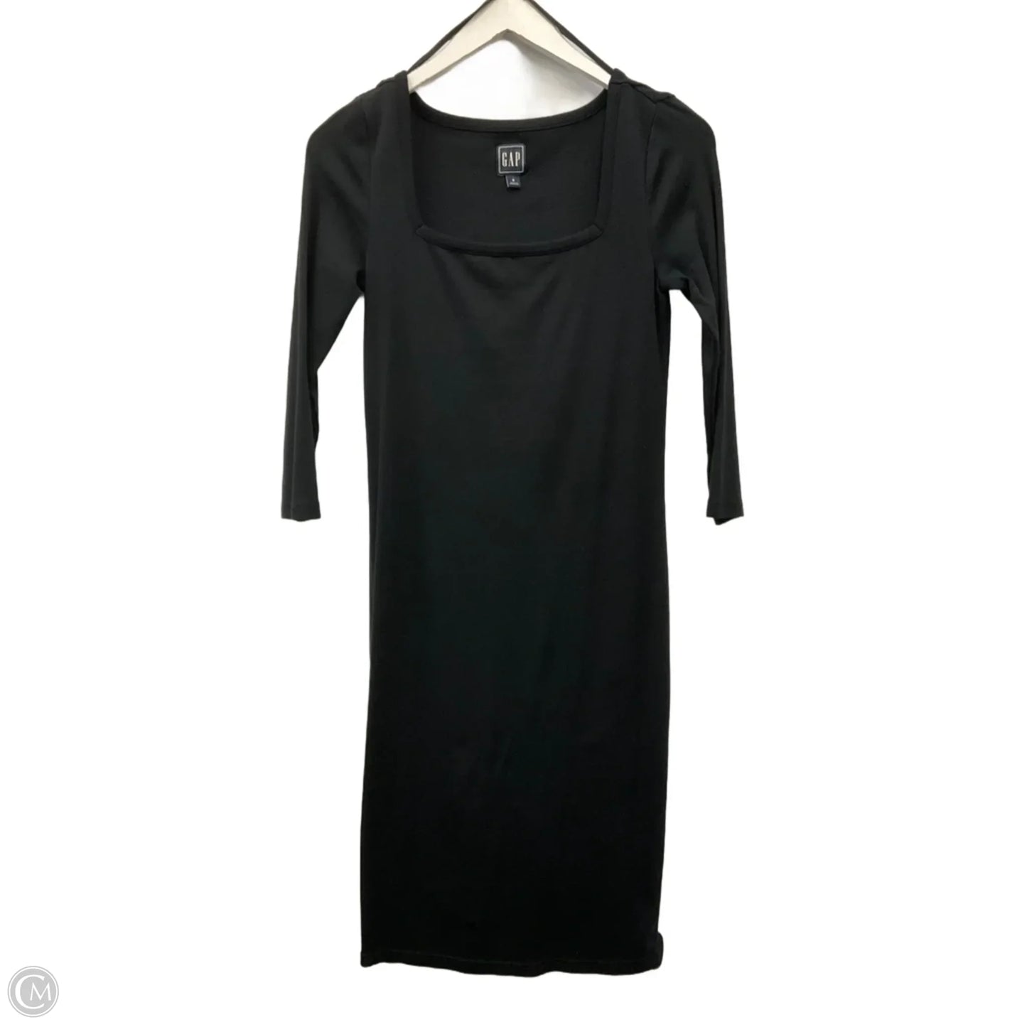 Dress Casual Midi By Gap In Black, Size: S