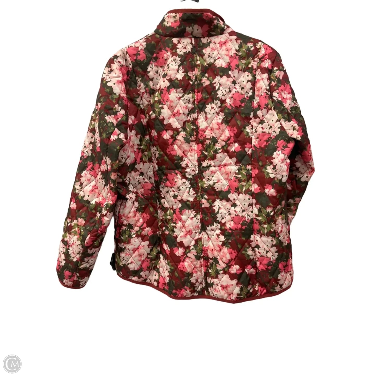 Jacket Puffer & Quilted By Lands End In Floral Print, Size: Xl