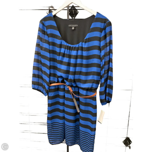 Dress Casual Short By City Studio In Black & Blue, Size: Xl