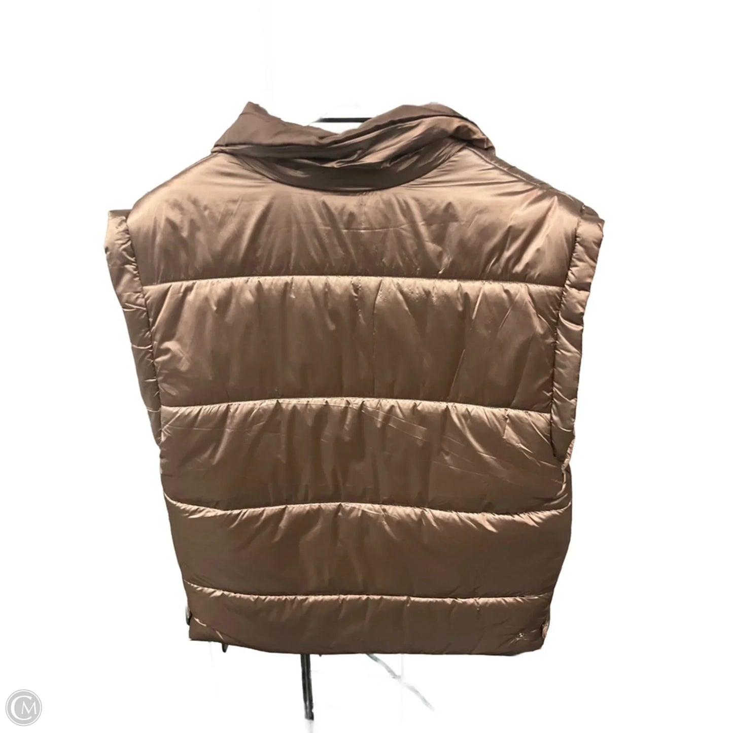 Vest Puffer & Quilted By Vintage Havana In Bronze, Size: S