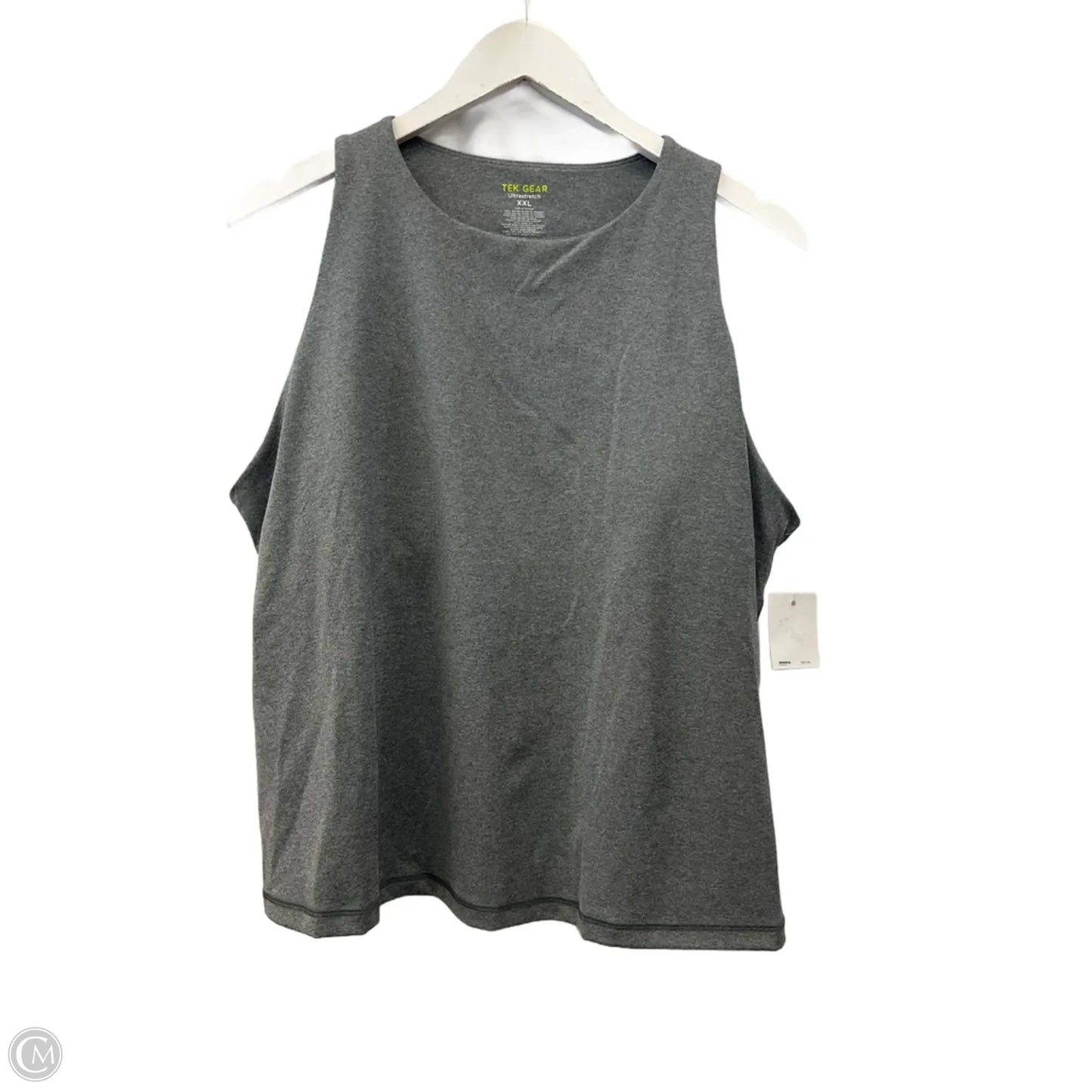 Athletic Tank Top By Tek Gear In Grey, Size: Xxl