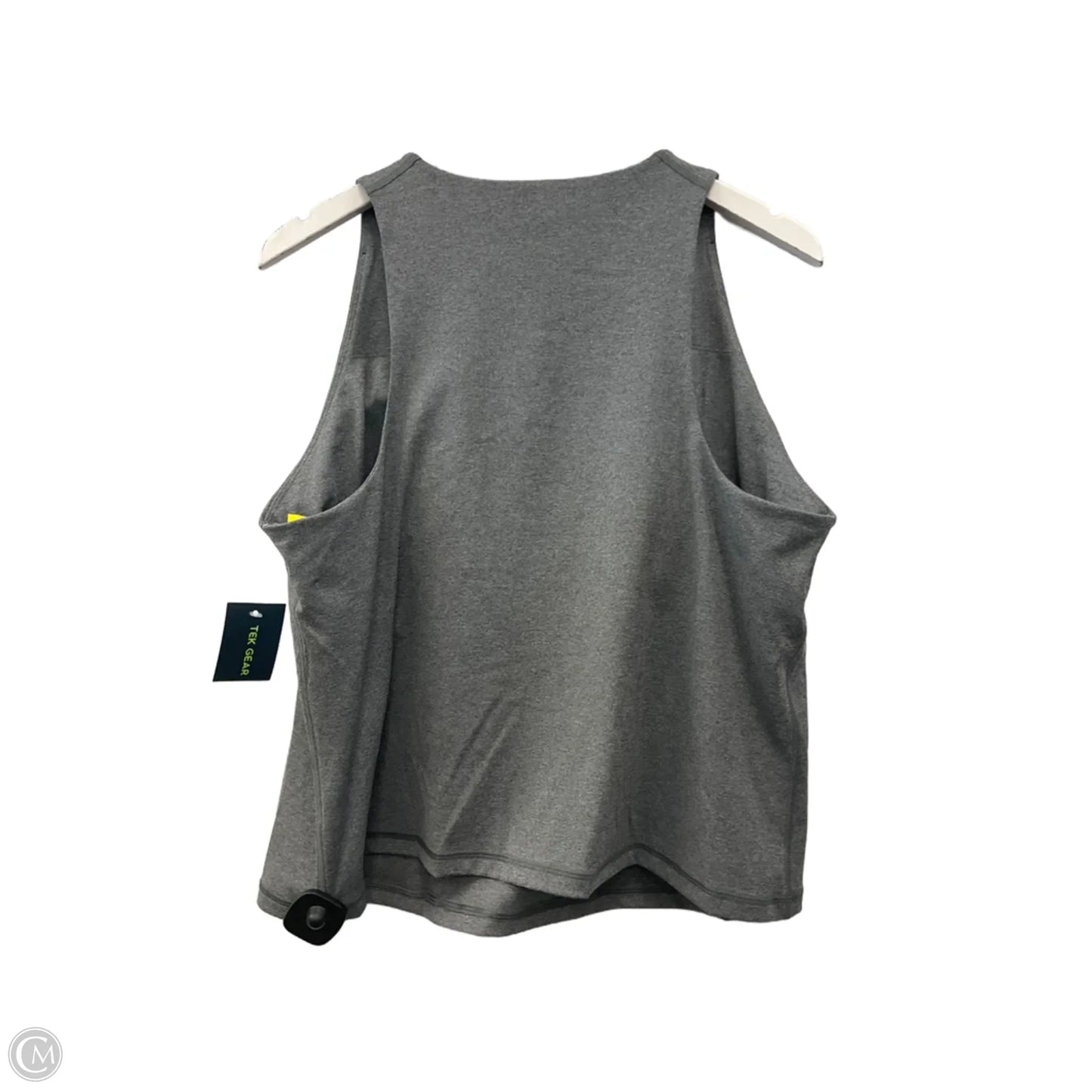 Athletic Tank Top By Tek Gear In Grey, Size: Xxl