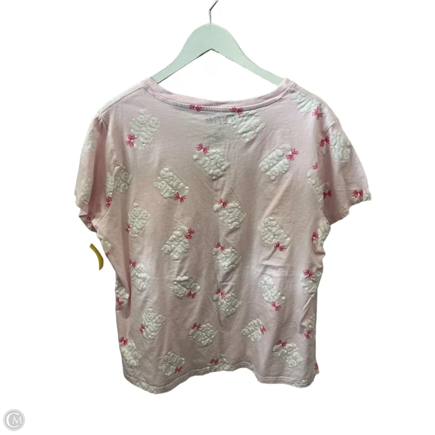 Top Short Sleeve By Clothes Mentor In Pink, Size: 1x