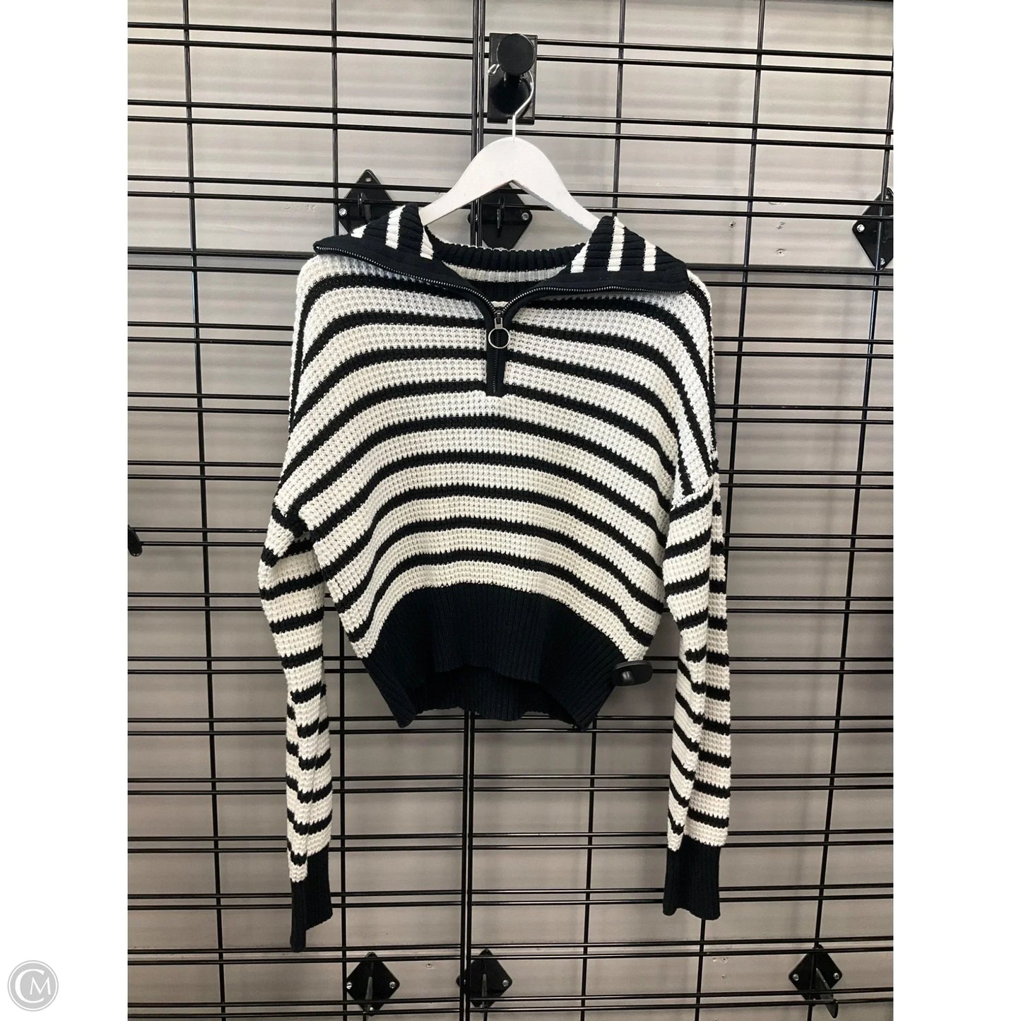 Sweater By So In Black & White, Size: L