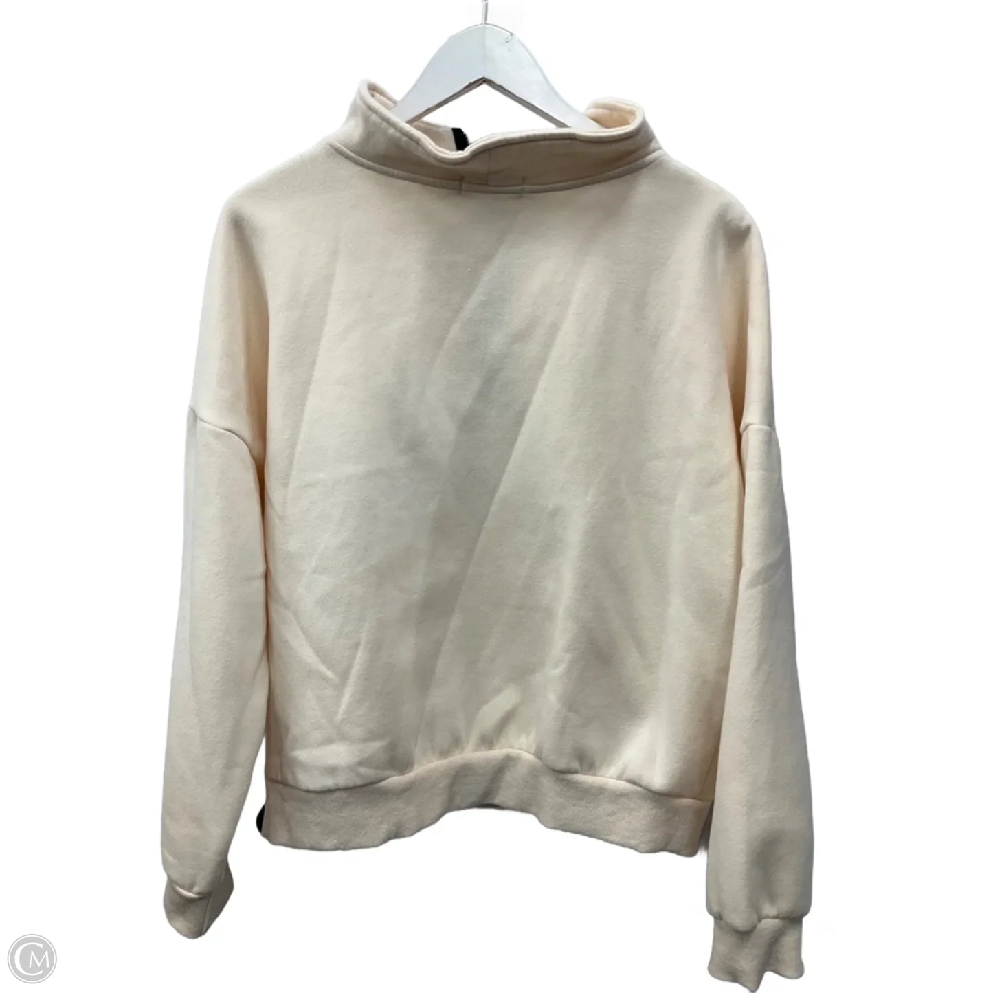 Sweatshirt Collar By Trendy Queen In Cream, Size: M