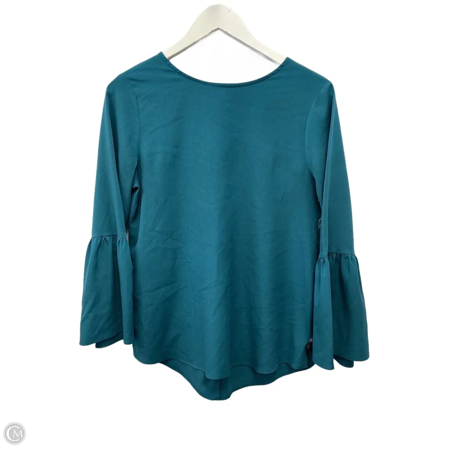 Top Long Sleeve By Apt 9 In Teal, Size: S