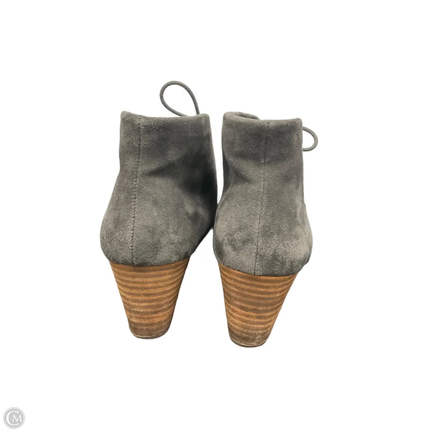 Shoes Heels Wedge By Dr Scholls In Grey, Size: 8