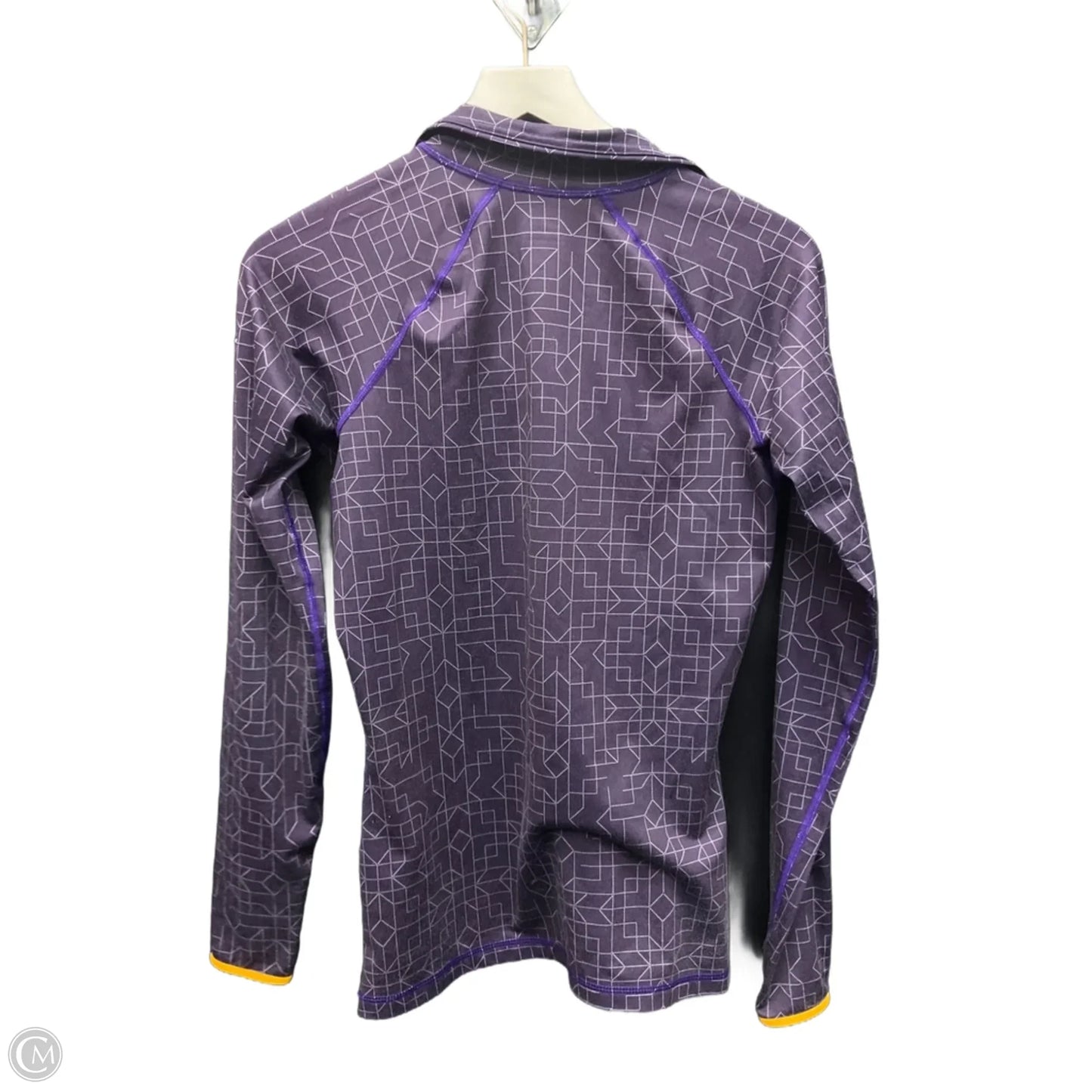 Athletic Jacket By Nike In Purple, Size: M