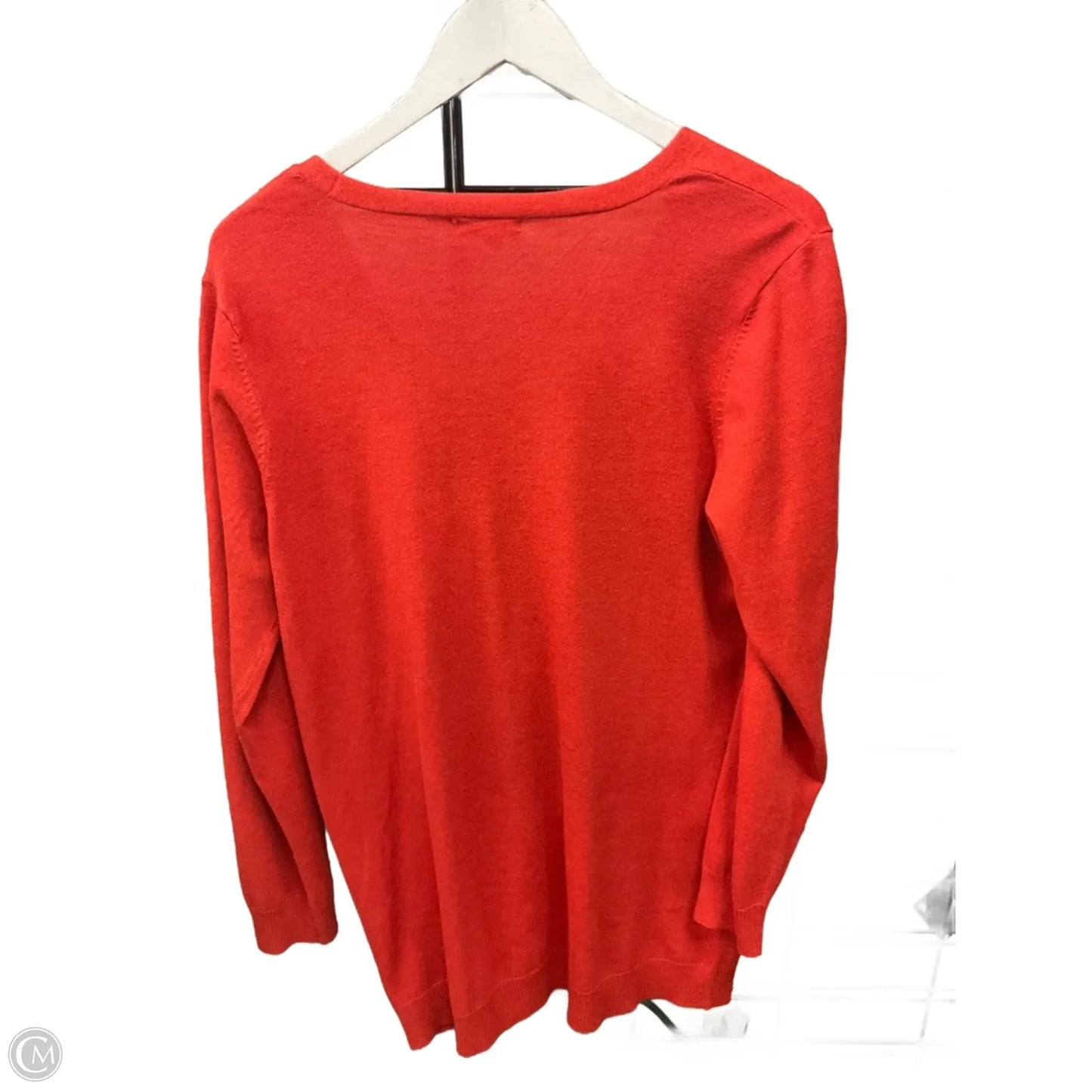 Sweater Cardigan By Maurices In Red, Size: L