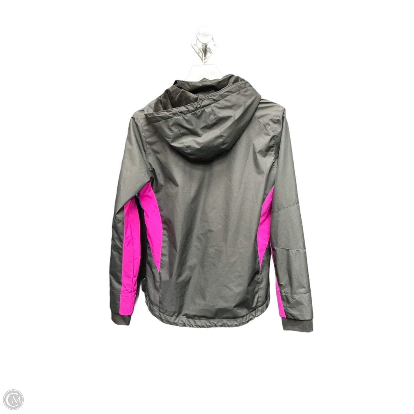 Athletic Jacket By New Balance In Black & Pink, Size: M